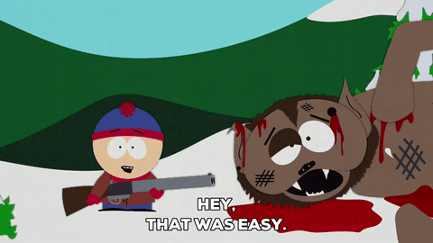 Happy stan marsh gun GIF - Find on GIFER