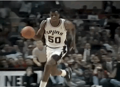Vintage 90s San Antonio Spurs David Robinson NBA 