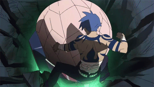 Punch punching anime GIF - Find on GIFER