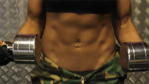 Fitspo fitness abs GIF - Find on GIFER