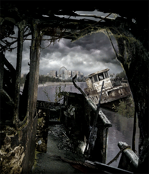 Анииация Сталкер Gif