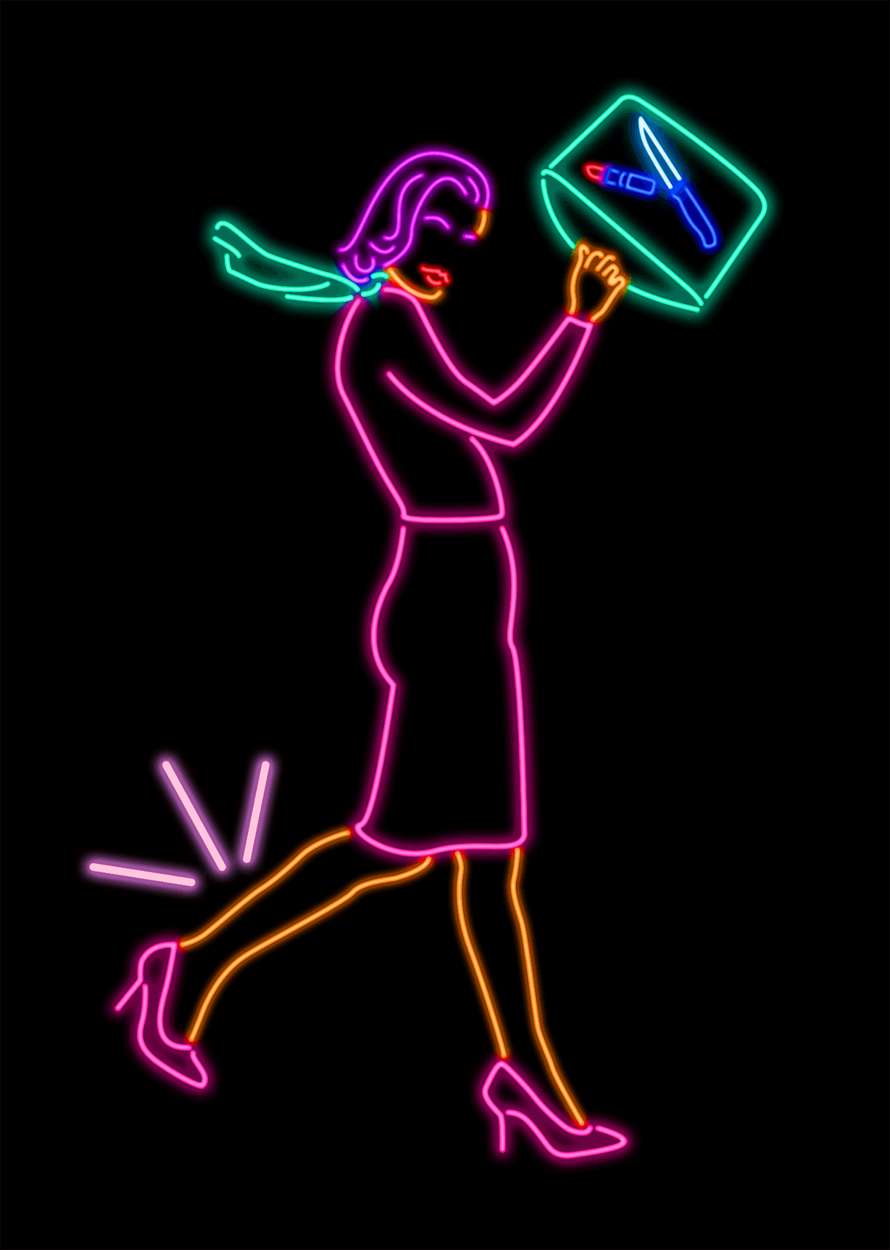 neon sign tumblr gif