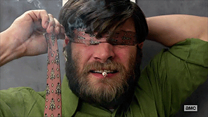 Image result for blindfolded man gifs