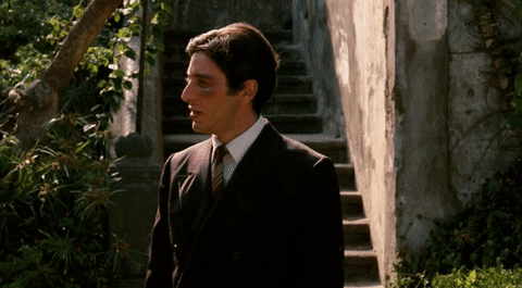 Image result for al pacino the godfather gifs