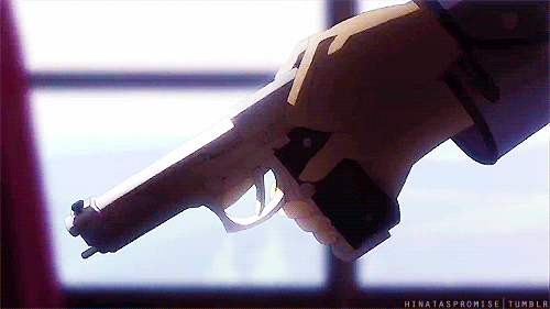 Revy Two Hands Firing Gun Anime GIF  GIFDBcom