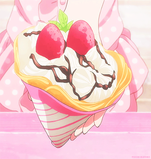 Anime Girl Eating Ice Cream GIFs