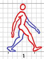 GIF walk cycle - animated GIF on GIFER
