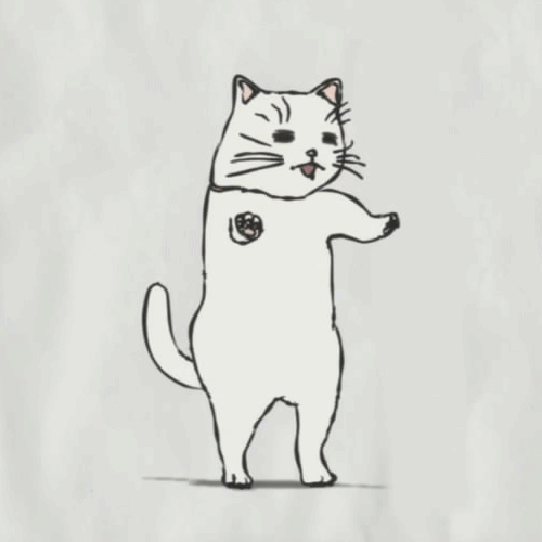 Рисунок котята танцуют