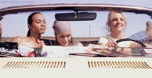 Crossroads- britney spears - zoé saldana - gif 