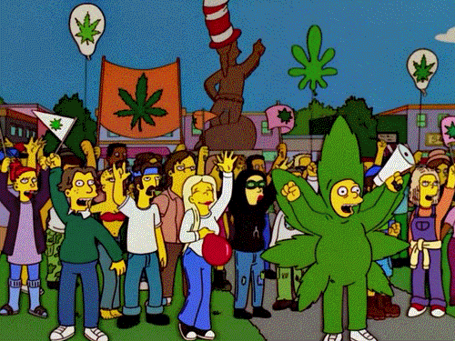 Симпсоны про марихуану