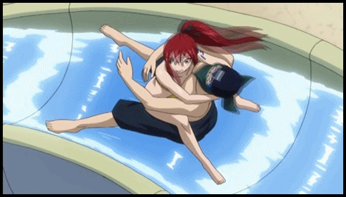 Гифка, jellal x erza, эрза скарлет, jellal, гиф, gif, quirrell, анимация ск...