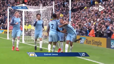 Image result for man city playing gif