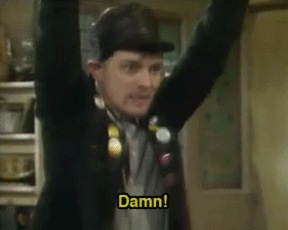 Gif Damn c Rik Mayall Animated Gif On Gifer