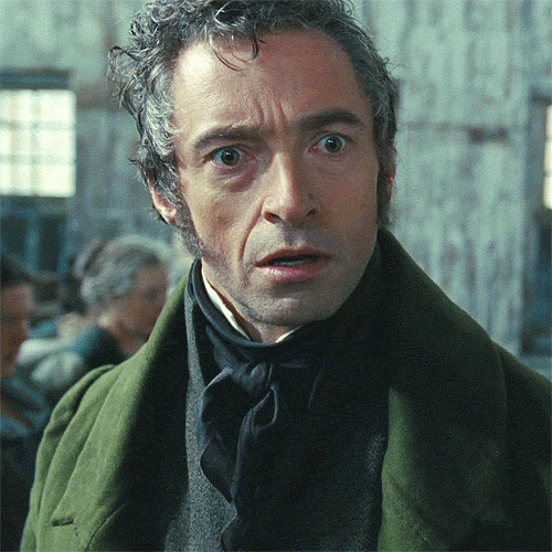 Jean Valjean from Les Miserables looking unhappy.
