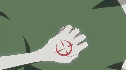 Anime girl doing the weird claw hand gesture