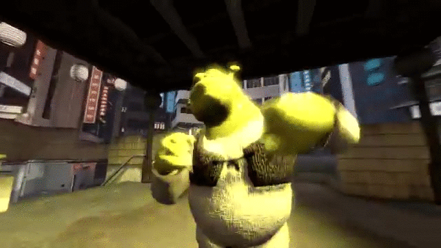 Shrek dancing happy GIF - Find on GIFER