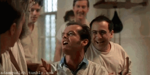 One flew over the cuckoos nest GIF - Find on GIFER