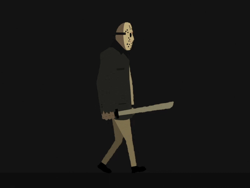 Horror jason illustration GIF - Find on GIFER Horror jason illustration GIF - Find on GIFER