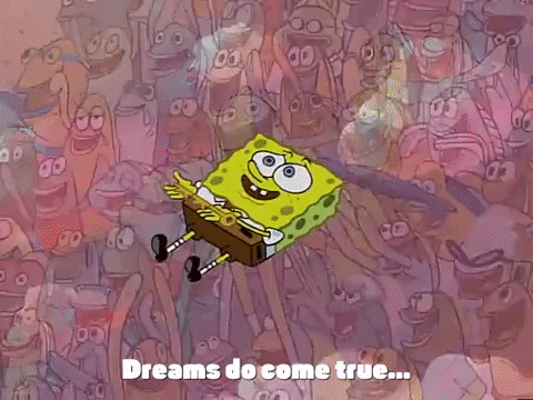 Image result for dreams do come true spongebob