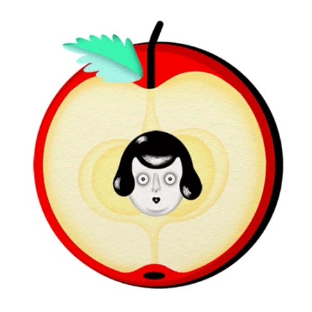 Spinning apple