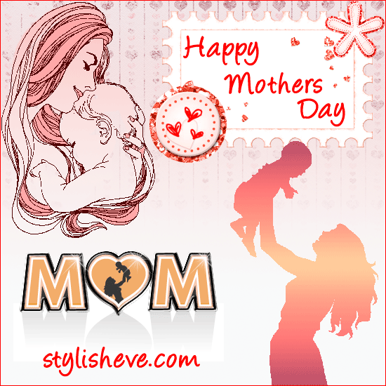 Mothers day stylish cards GIF.