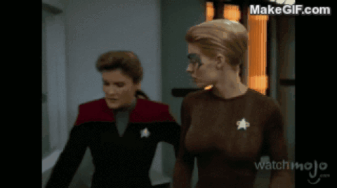 On this animated GIF: seven of nine Dimensions: 480x269 px Download GIF or ...