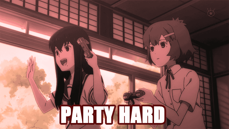 Anime gamer girl gif