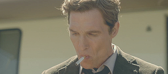 Animated GIF rust cohle, true detective, free download true detective lou.....