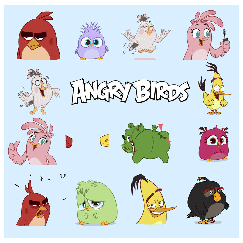 GIF angry birds emoticons stickers - animated GIF on GIFER