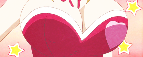 Гифка аниме сиськи грудь гиф картинка, скачать анимированный gif на GIFER  от Kann
