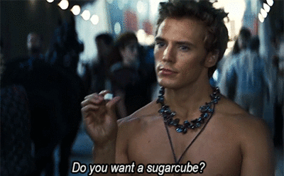 finnick and katniss want a sugar cube