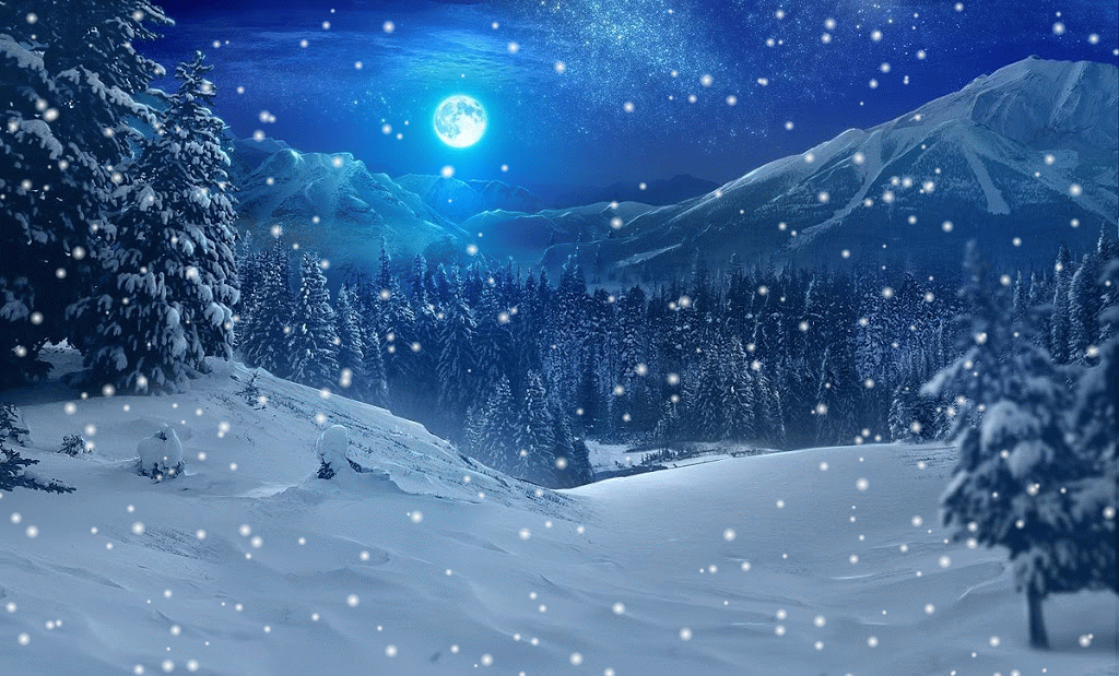 Snow Animated Background - Screensaver Snowflakes Snowflake Snowfall ...