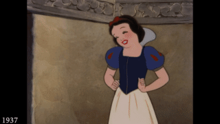 Animation over. Белоснежка 1930. Белоснежка гипнотизирует. Белоснежка Эволюция. Белоснежка негр Дисней.