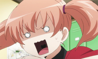 anime angry girl gif