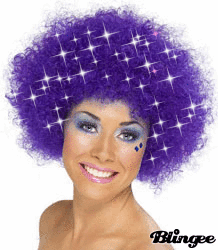afros will rule the world and the color purple as fairly superior