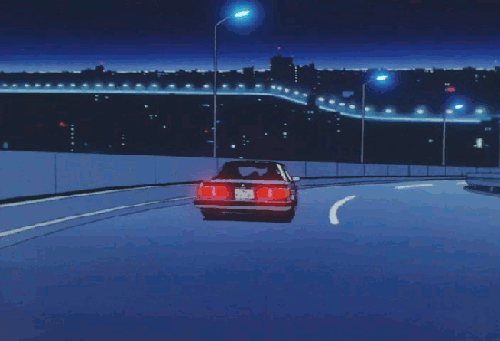 Sunset Aesthetic Driving Gif