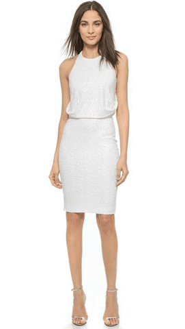 bodycon dress gif Dolce & Gabbana Black Emerald Choker Dress – Treasures of NYC main image 1