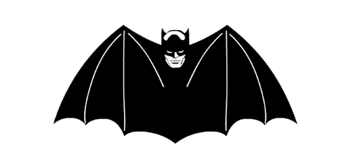 Batman logo evolution GIF - Find on GIFER