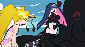 Tentacle school girl gif 