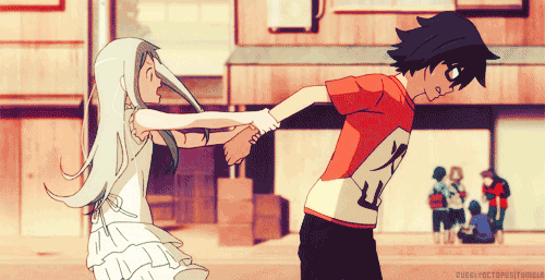 Cute couple anime gif