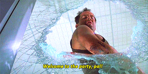 Welcome to the party pal die hard saignement GIF on GIFER ...