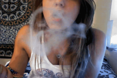 Chicks smoking dope, girls beind for sex