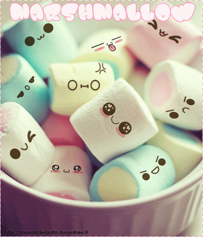 cute aesthetic marshmallow gif