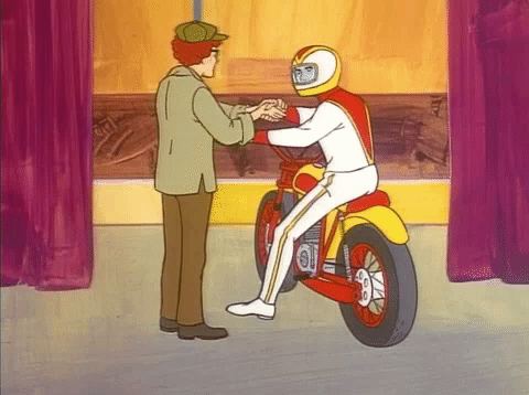 Gif brings you this awesome Animated GIF.  Carangos e motocas,  Desenhos hanna barbera, Cavalete para moto