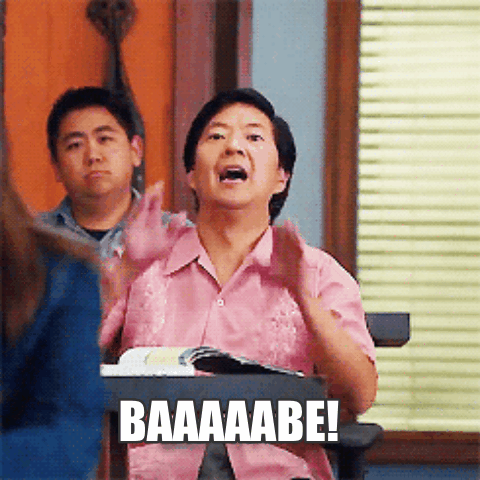 On this animated GIF: community, babe from Makinos. 