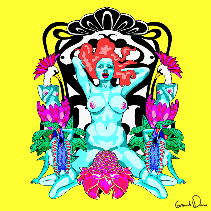 erotic, free download grande dame, sex, erotic art, psychedelic, psychedeli...