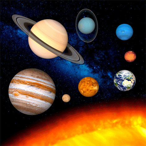 Solar System Animated Gif Size