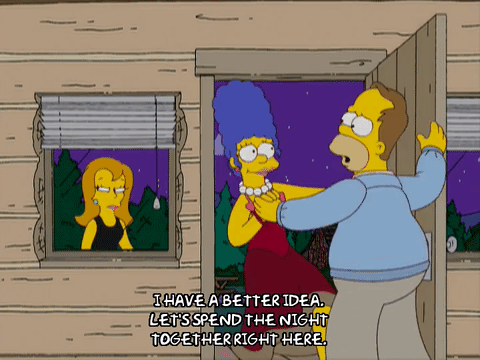 simpson on Marge homer cheating