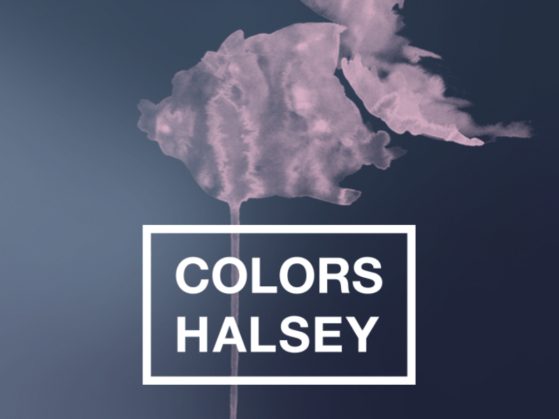 Поставь песню ремикс. Halsey Colors. Обложка Halsey - Colors. Colors песня. Halsey Colors Lyric.