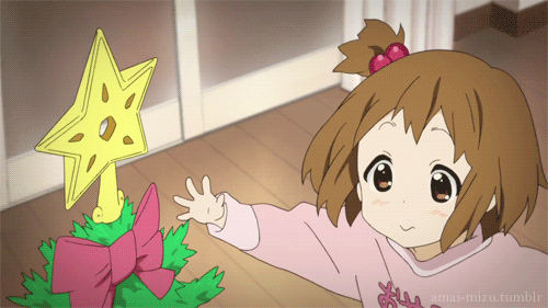 Christmas anime gif